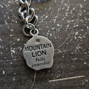 Mountain Lion Charm Bracelet